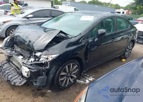 2015 Honda Civic Ex-L из США, поврежденный, VIN 19XFB2F96FE249103